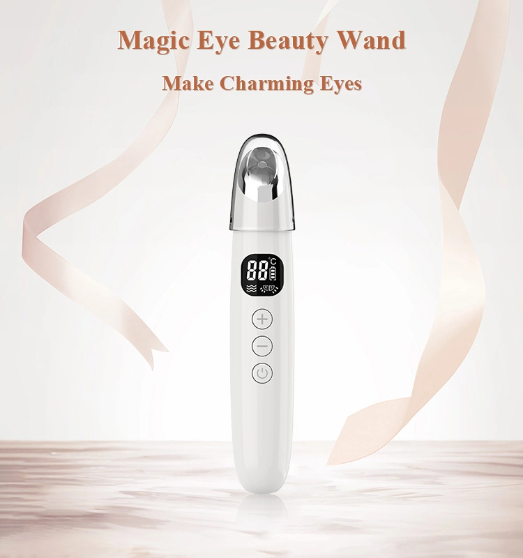 Hot Compress Red Blue Light Mini Eye Beauty Device for Dark Circles