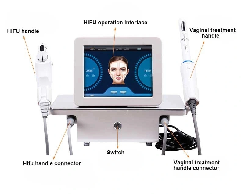 2in1 Hifu for Face Lifting and Vaginal Tightening Beauty Device