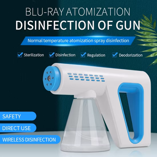 Pistola a spruzzo Disinfezione manuale Atomizzazione automatica Nano Nebulizzatore per la casa